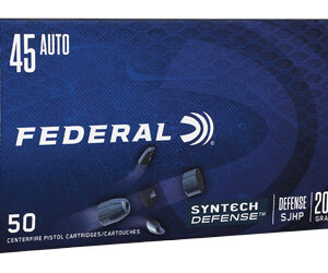 Federal Syntech Defense .45 ACP 205gr SJHP 50rd
