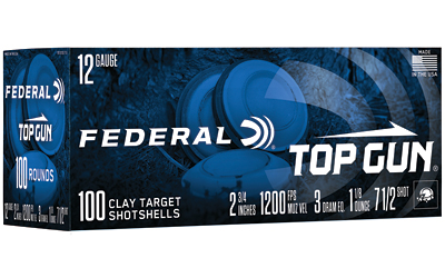 FETG1210075_1 Federal Top Gun 12ga 2.75″ 1-1/8 oz #7.5 100rd