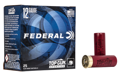 Federal Top Gun 12 Gauge 2.75″ 1 oz #7.5 25rd