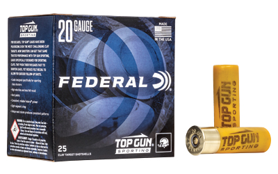 FETGS22475_1 Federal Top Gun Sporting 20ga 2.75 in 7/8 oz #7.5 Shot 25rd