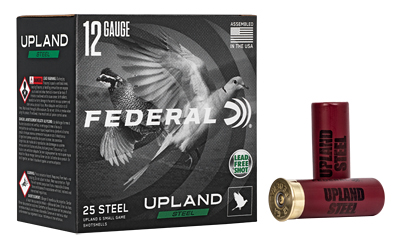FEUSH1226_1 Federal Upland Steel 12GA 2.75in 1oz #6 Steel 25rd