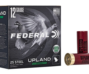 Federal Upland Steel 12ga 2-3/4″ 1oz #7.5 25rd
