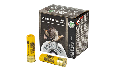 FEUSH206_1 Federal Upland Steel Field & Range 20GA 2.75in 25rd