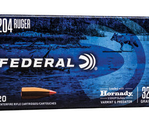 Federal Varmint & Predator 204 Ruger 32gr V-Max 20rd