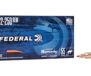 Federal Varmint & Predator .22-250 Rem 55 gr V-MAX 20rd