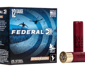 Federal Speed-Shok 12 Gauge 3.5″ #3 Steel 1-3/8oz 25ct
