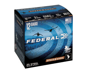 Federal Speed-Shok 12GA 3.5″ 1-3/8oz BB Steel 25/Box