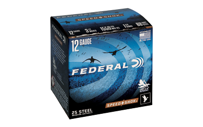Federal Speed-Shok 12GA 3.5″ 1-3/8oz BB Steel 25/Box