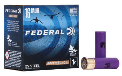 Federal Speed-Shok 16ga 2.75in 15/16oz #4 Steel 25rd