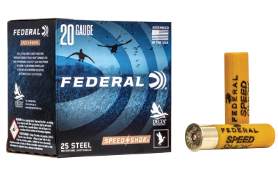 Federal Speed-Shok 20ga 3″ 7/8oz #3 Steel 25rd
