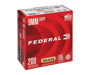 Federal Champion 9mm Luger 115 gr FMJ — 200rd Box