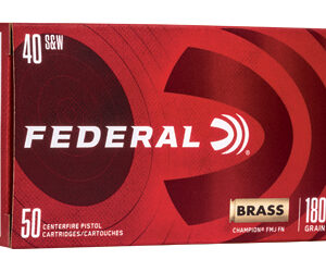 Federal Champion 40 S&W 180gr FMJ 50rd Box