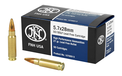 FN SS195LF 5.7x28mm 27 gr Lead-Free JHP 50rd