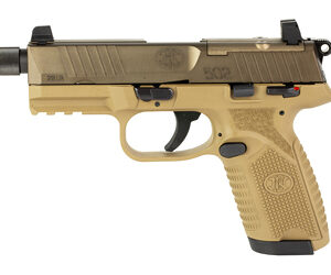 FN 502 Tactical .22 LR 4.6in FDE Optics-Ready