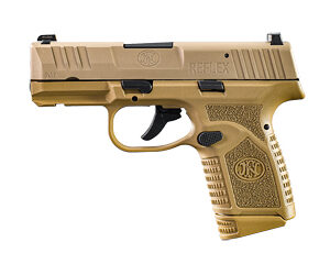 FN Reflex Micro-Compact 9mm 3.3in FDE — 2 Mags