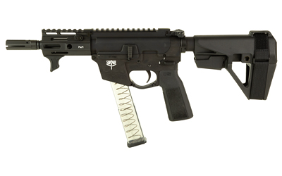 FRDFX9P4E-BLK_1 Freedom Ordnance FX-9 Elite Pistol SBA5 9mm 4″ 32rd