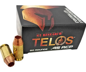 G200629_1 G2 Research Telos .45 ACP 160 gr HP — 20 Rounds