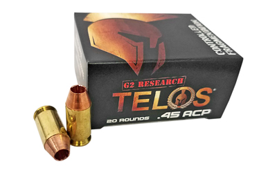 G200629_1 G2 Research Telos .45 ACP 160 gr HP — 20 Rounds