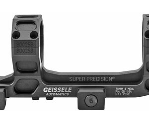 Geissele Super Precision 30mm 0 MOA Mount, Black