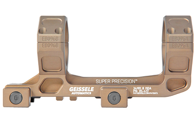GEI05-417S_1 Geissele Super Precision 34mm Scope Mount DDC 0 MOA