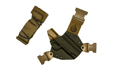 GunfightersINC Kenai Chest Holster RH 1911G Gray/Coyote