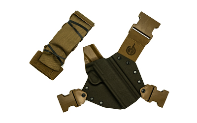GunfightersINC Kenai Chest Holster Right Hand 1911 w/Rail
