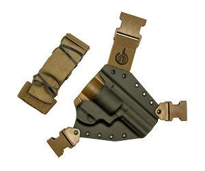 GunfightersINC Kenai Chest Holster RH — S&W N-Frame, Gray