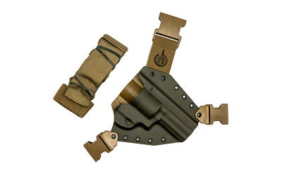 GunfightersINC Kenai Chest Holster RH — S&W N-Frame, Gray