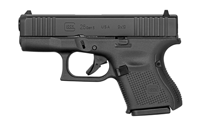 Glock 26 Gen5 9mm 10rd 3.43″ Black