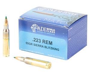 ADI .223 Rem 55gr Sierra BlitzKing BT 20rd Box