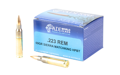 ADI 223 Rem 69gr Sierra MatchKing 20rd