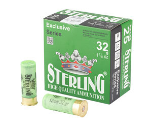 Sterling Exclusive 12 GA 2.75″ #6 Shot – 25/Box