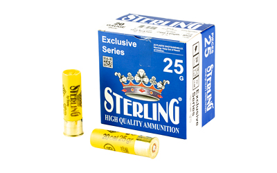 Sterling Exclusive Series 20 Gauge 2.75″ #8 Shot, 25/Box