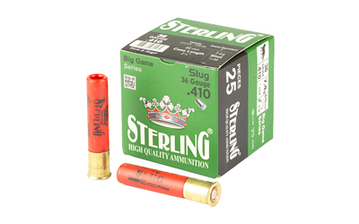 GLOSRL8698779961572_1 Sterling Big Game 410 Bore 2.5″ Rifled Slug – 25 Rounds