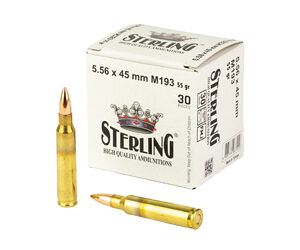 Sterling M193 5.56 NATO 55gr FMJ – 30 Rounds