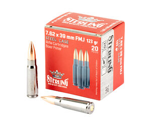 Sterling 7.62×39 123gr FMJ 20rd Box