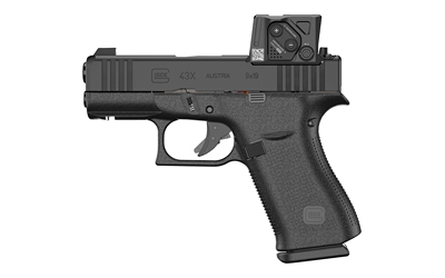 Glock G43X MOS8 9mm Sub-Compact, 10rd, 2 Mags