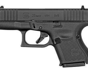 Glock G26 Gen5 9mm 10+1 3.43-inch Black nDLC