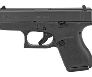 GLOCK 42 Gen3 .380 ACP Subcompact Pistol, 2×6-Rd Mags