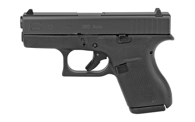 GLOCK 42 Gen3 .380 ACP Subcompact Pistol, 2×6-Rd Mags