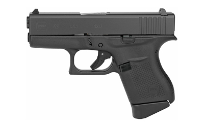 Glock 43 9mm Subcompact Pistol, Black, 2×6-Rd Mags