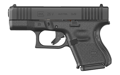 Glock G26 V 9mm Subcompact Pistol, 3×10-Round