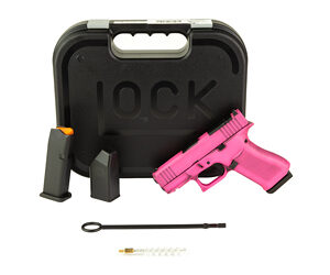 GLUX4350204FRNBUBBLSCT_1 GLOCK 43X 9MM 10RD BUBBLE GUM BW