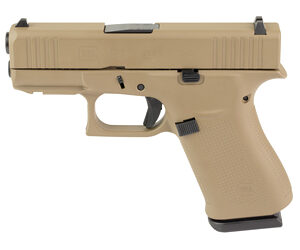 GLOCK 43X 9mm 10rd FS FDE 3.41in