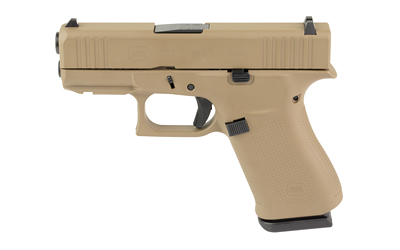 GLOCK 43X 9mm 10rd FS FDE 3.41in