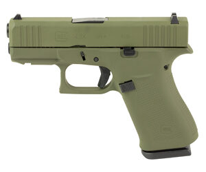 GLOCK 43X 9mm 10rd Olive Drab Green Front Rail