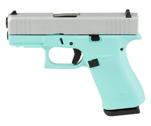 Glock G43X 9mm 10rd Skydas Cerakote (Robin’s Egg/Silver)