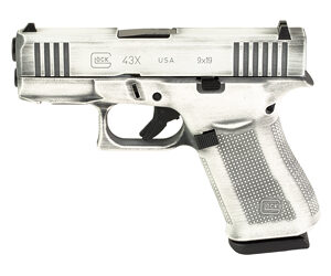 Glock 43X 9mm 10rd White Cerakote — 3.41 in