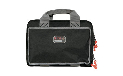GOGPS-1310PC_1 GPS Quad Pistol Range Bag w/ Mag Storage & Dump Cup