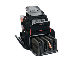GPS Handgunner Backpack, Black — Holds 4 Handguns